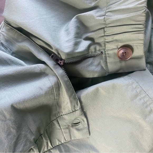 A New Day NWT Olive Green High-Rise‎ Pleat Front Poplin Shorts XXL - Picture 7 of 10